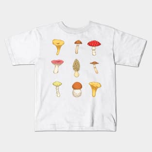 Mushrooms Kids T-Shirt